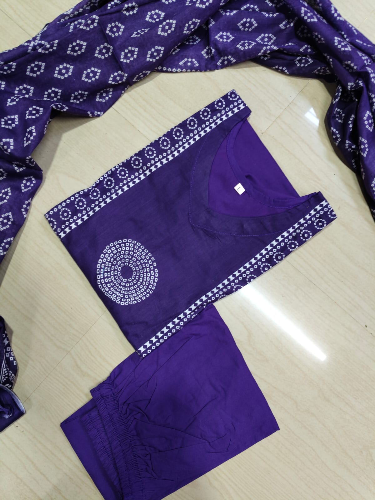 Jaipur Cotton Kurti Set - JKS04 (Check Our Size Chart Before Placing the Order)