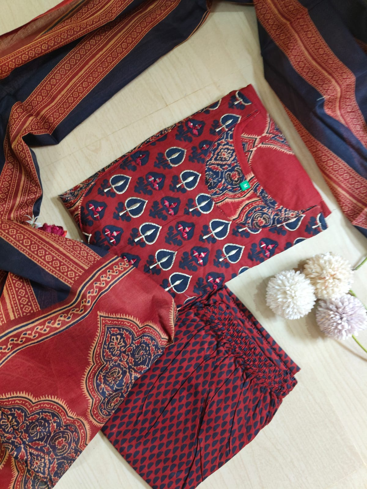 Cotton Floral Anarkali - CA04