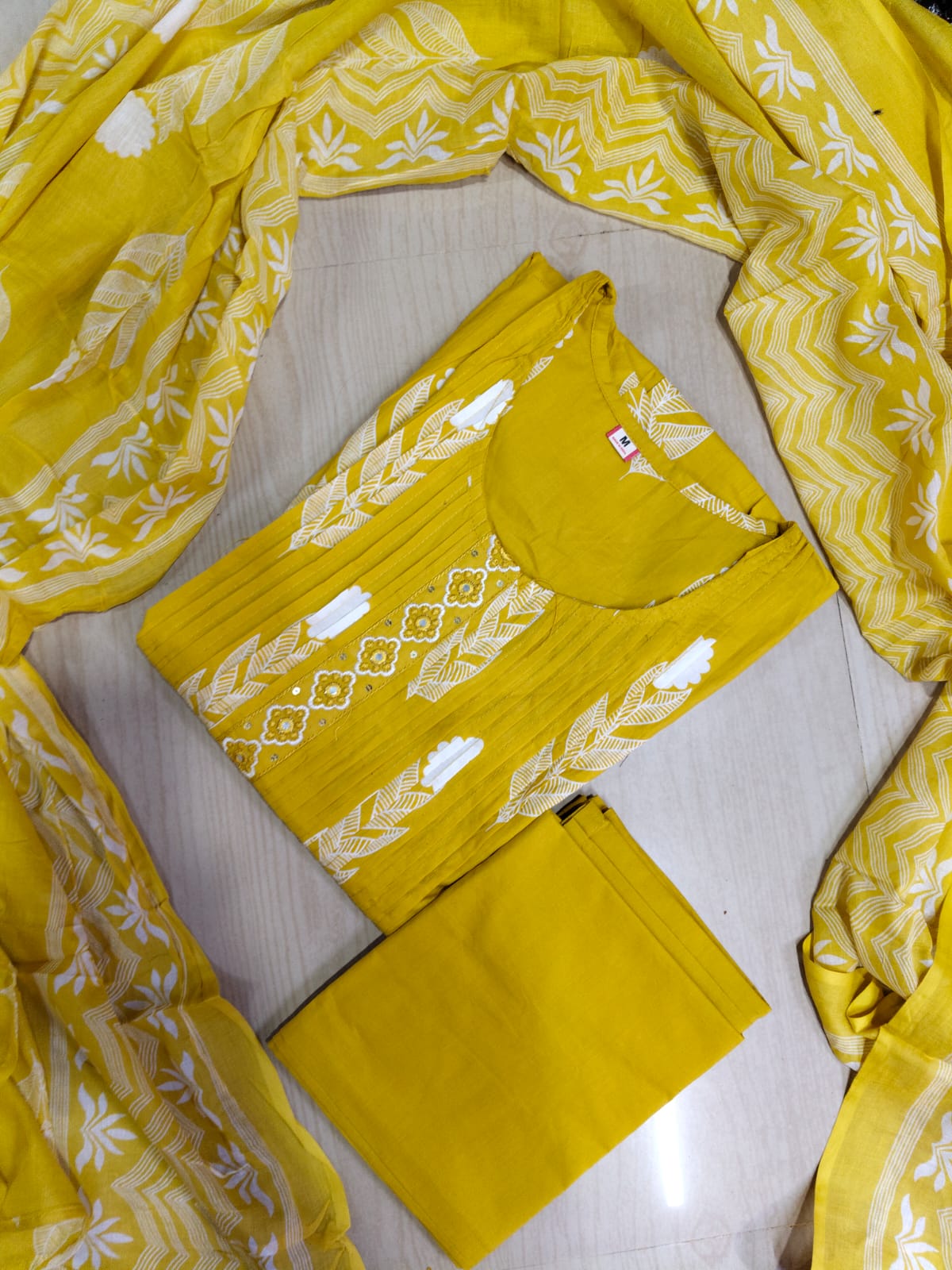 Budgeted Cotton 3 Piece Set - BC103