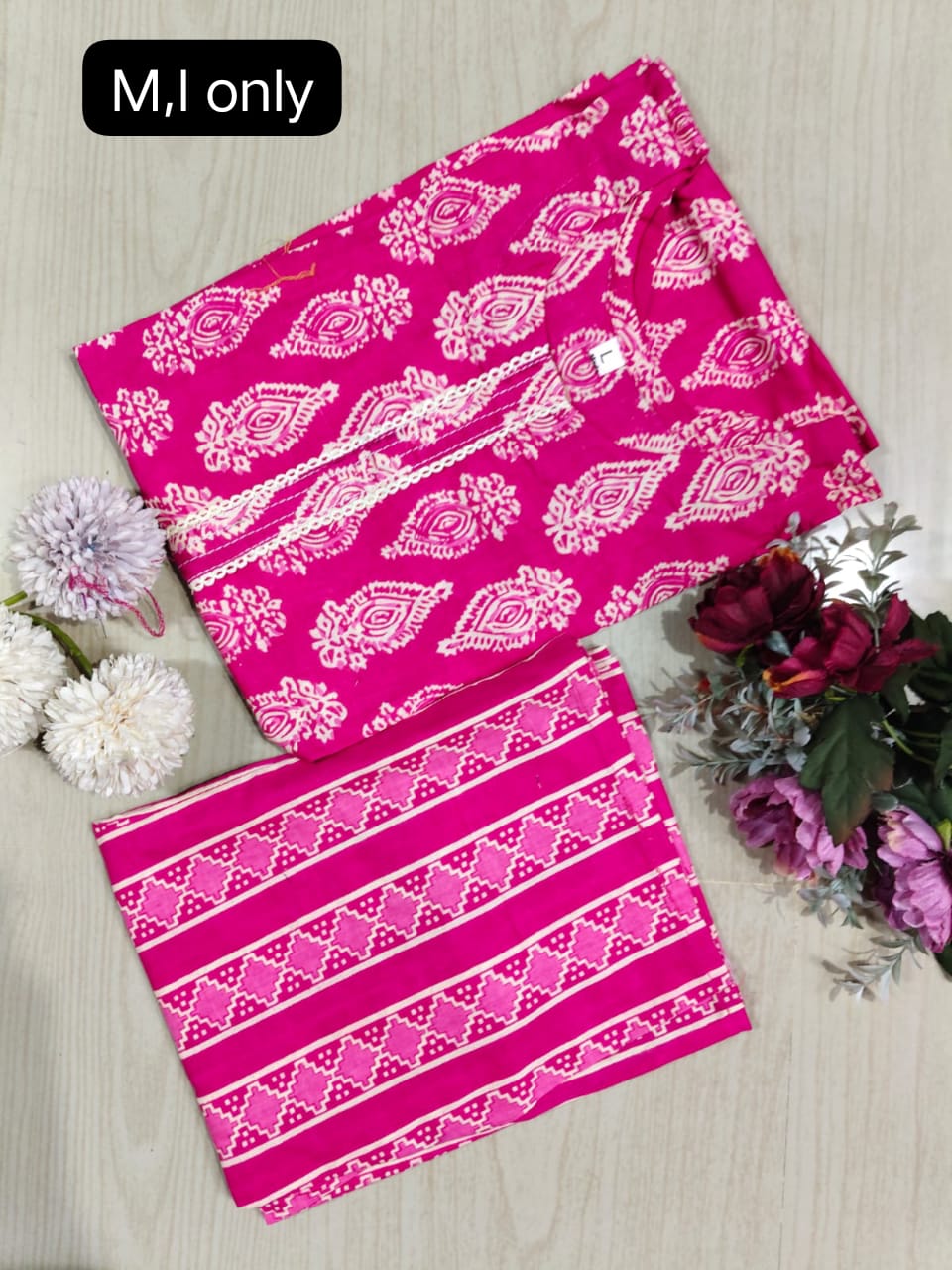 Jaipur Cotton Kurti with Pant - JCK51 (Check Our Size Chart Before Placing the Order)