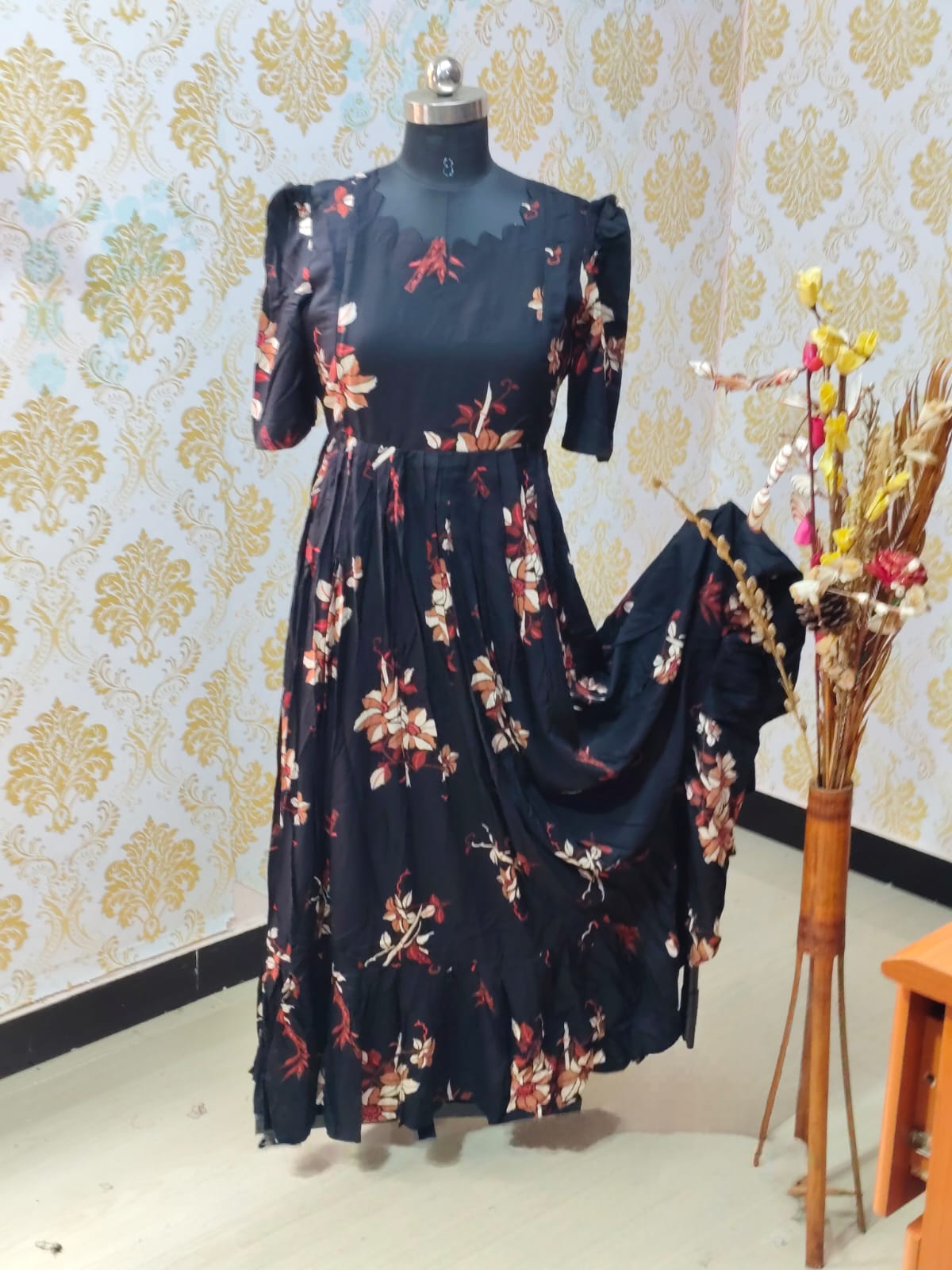Premium Rayon Feeding Frock IFF55