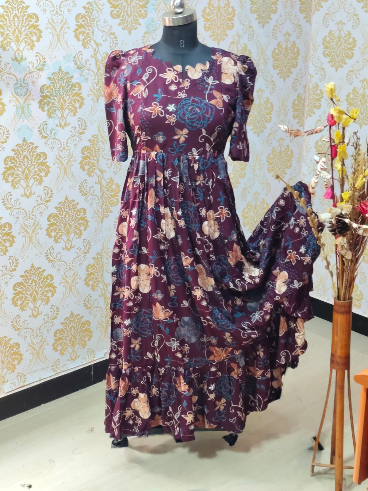Premium Rayon Feeding Frock IFF57