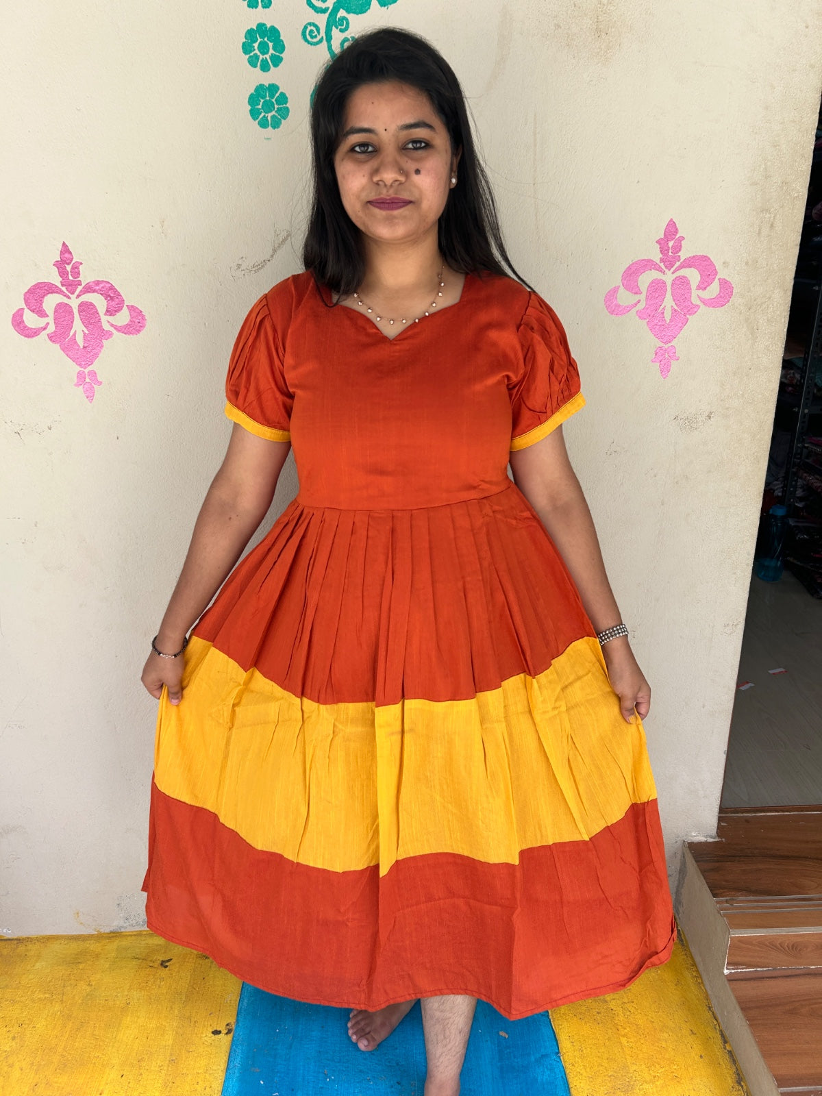 Raw Silk Frock RF05