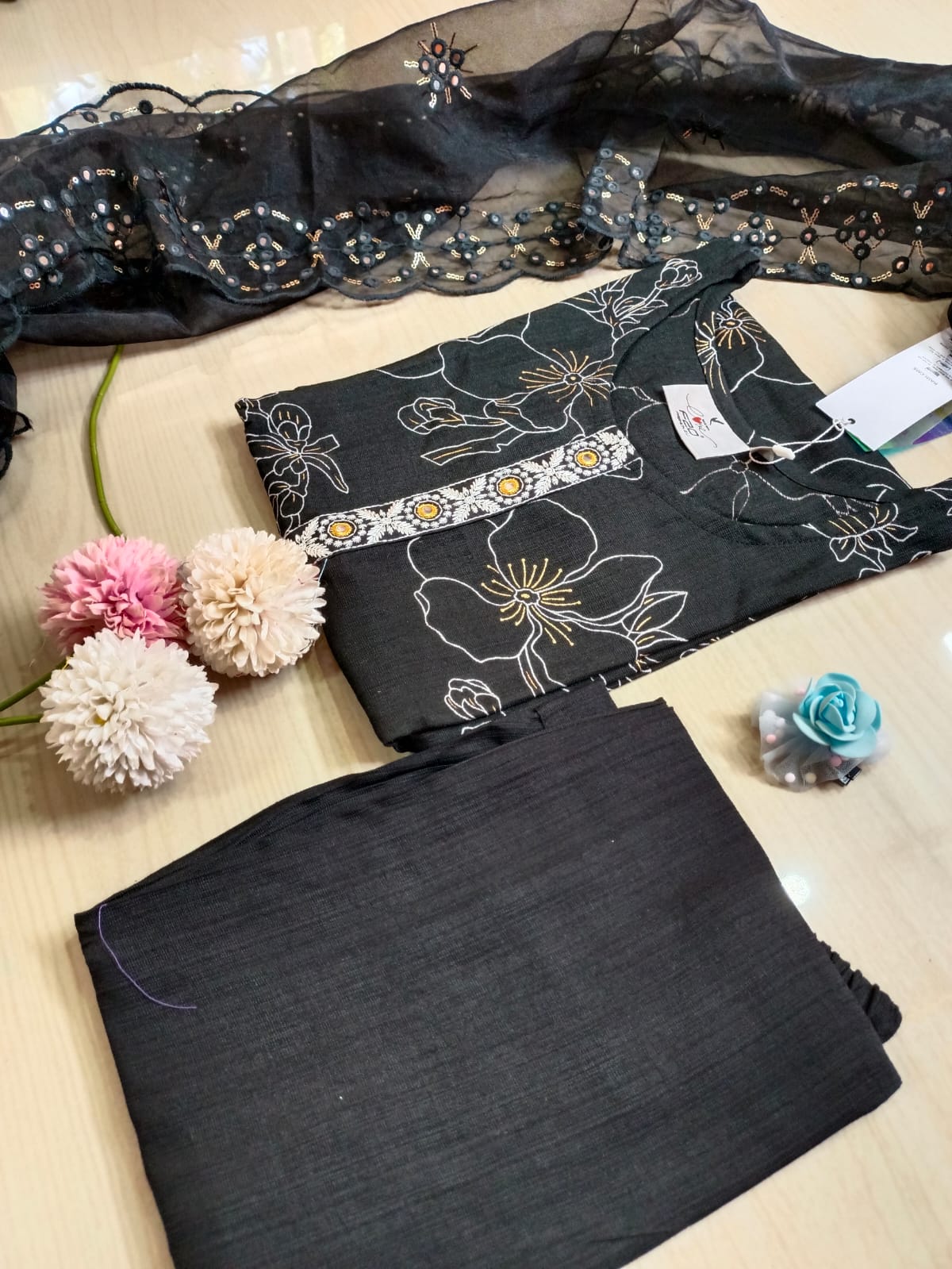 Premium Vatican Silk Kurti Set - VSK24