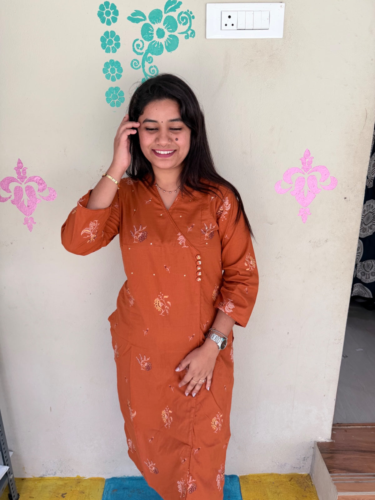 A Line Cotton Kurti AL61