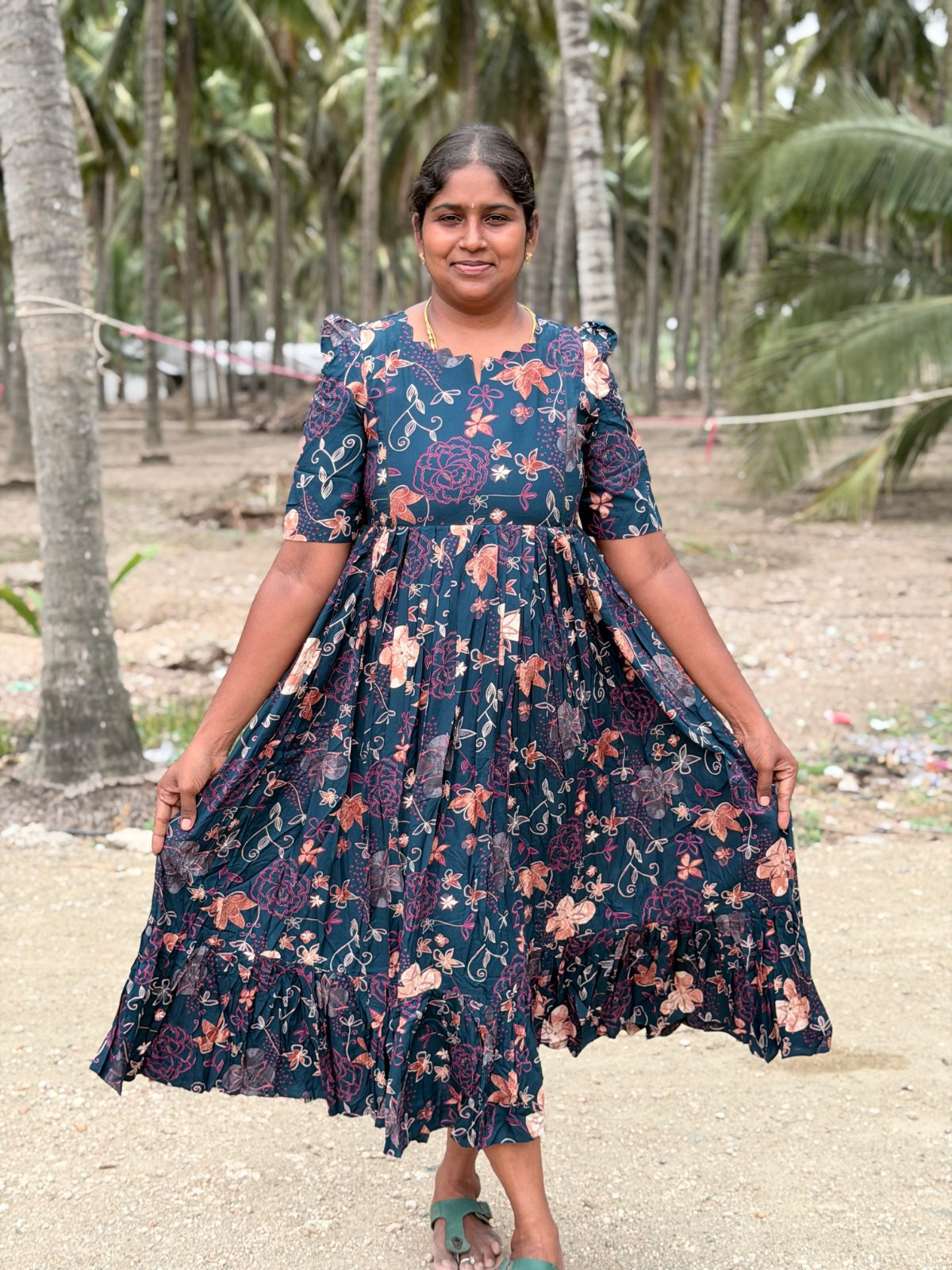 Premium Rayon Feeding Frock IFF42