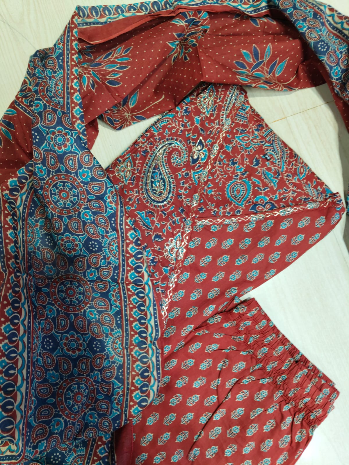 Cotton Floral Anarkali - CA62