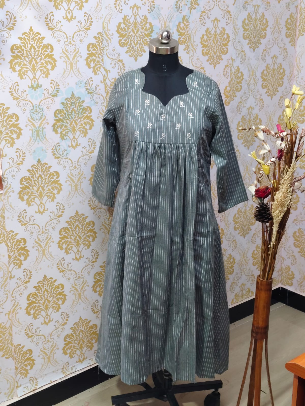 Cotton Feeding Frock IFF64
