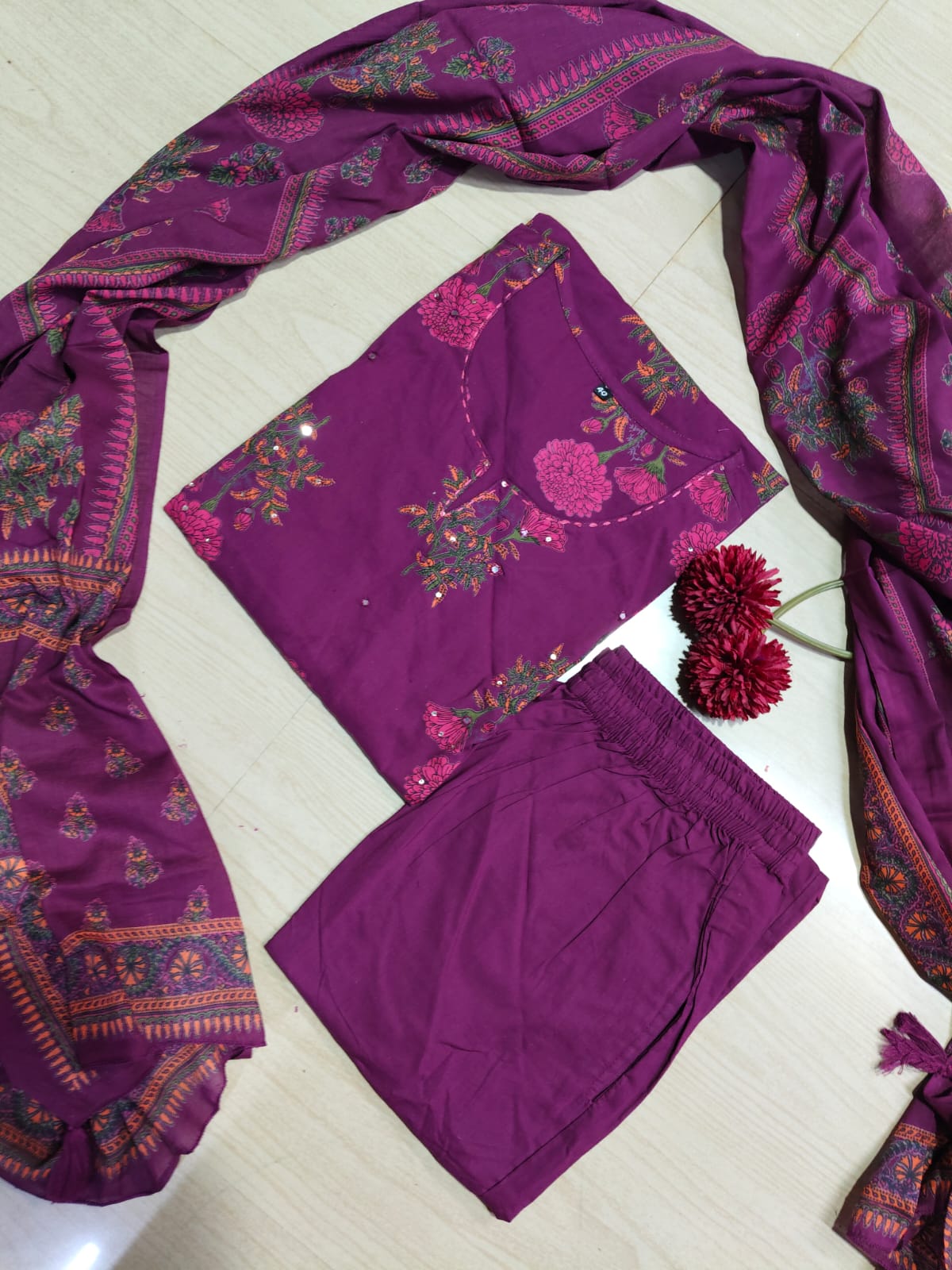 Budgeted Cotton 3 Piece Set - BC65