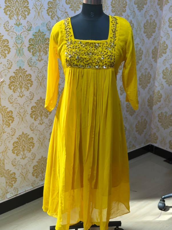 Georgette Floral Frock GFF66