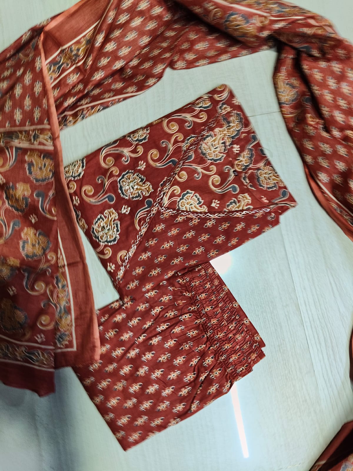 Cotton Floral Anarkali - CA66