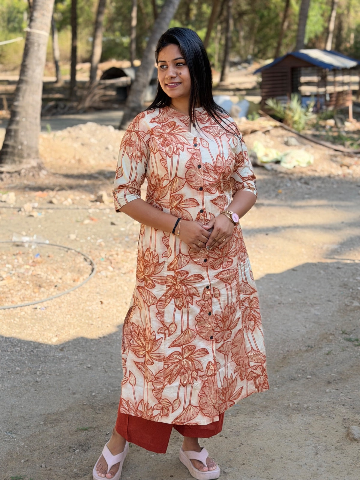 A Line Cotton Kurti AL67