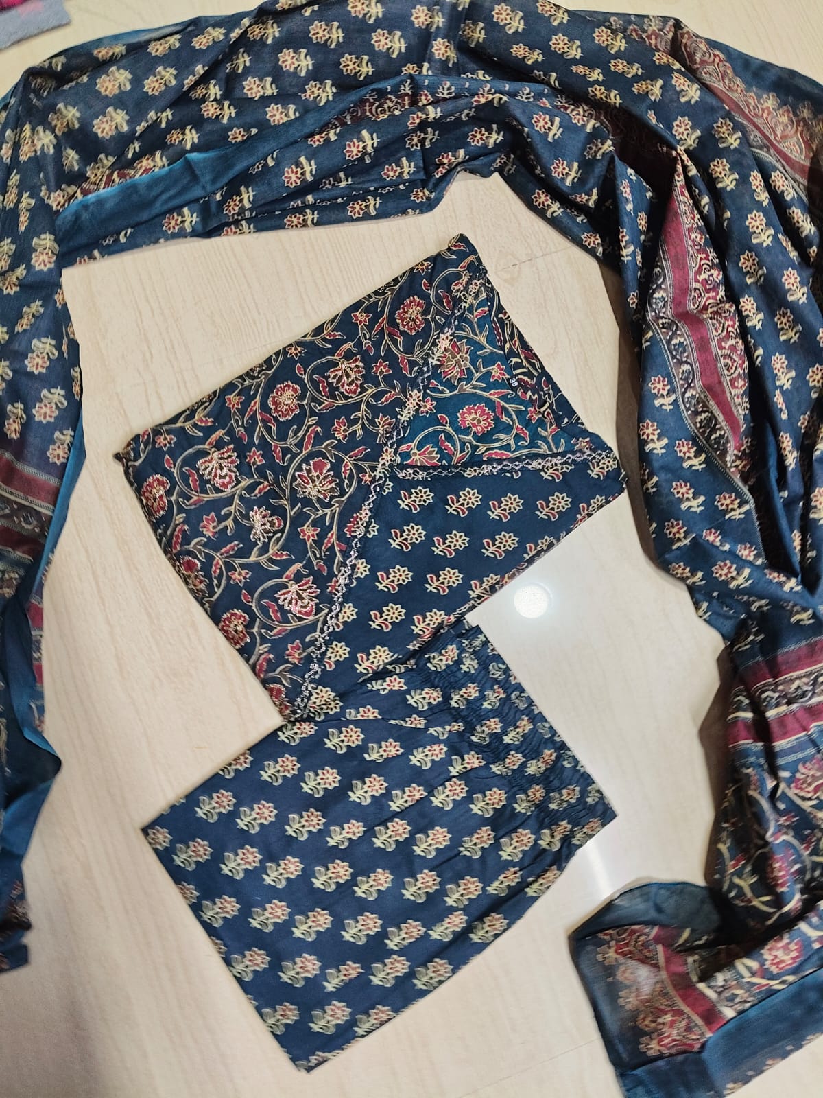 Cotton Floral Anarkali - CA69