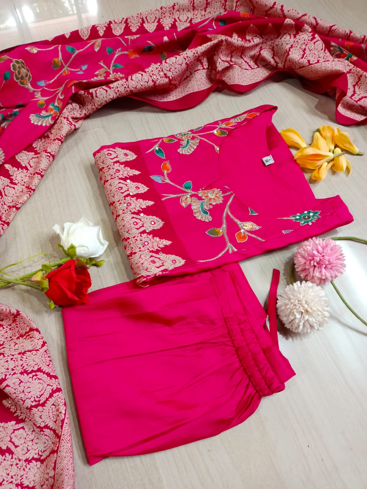 Premium Modal Chanderi Silk Kurti - CSK27