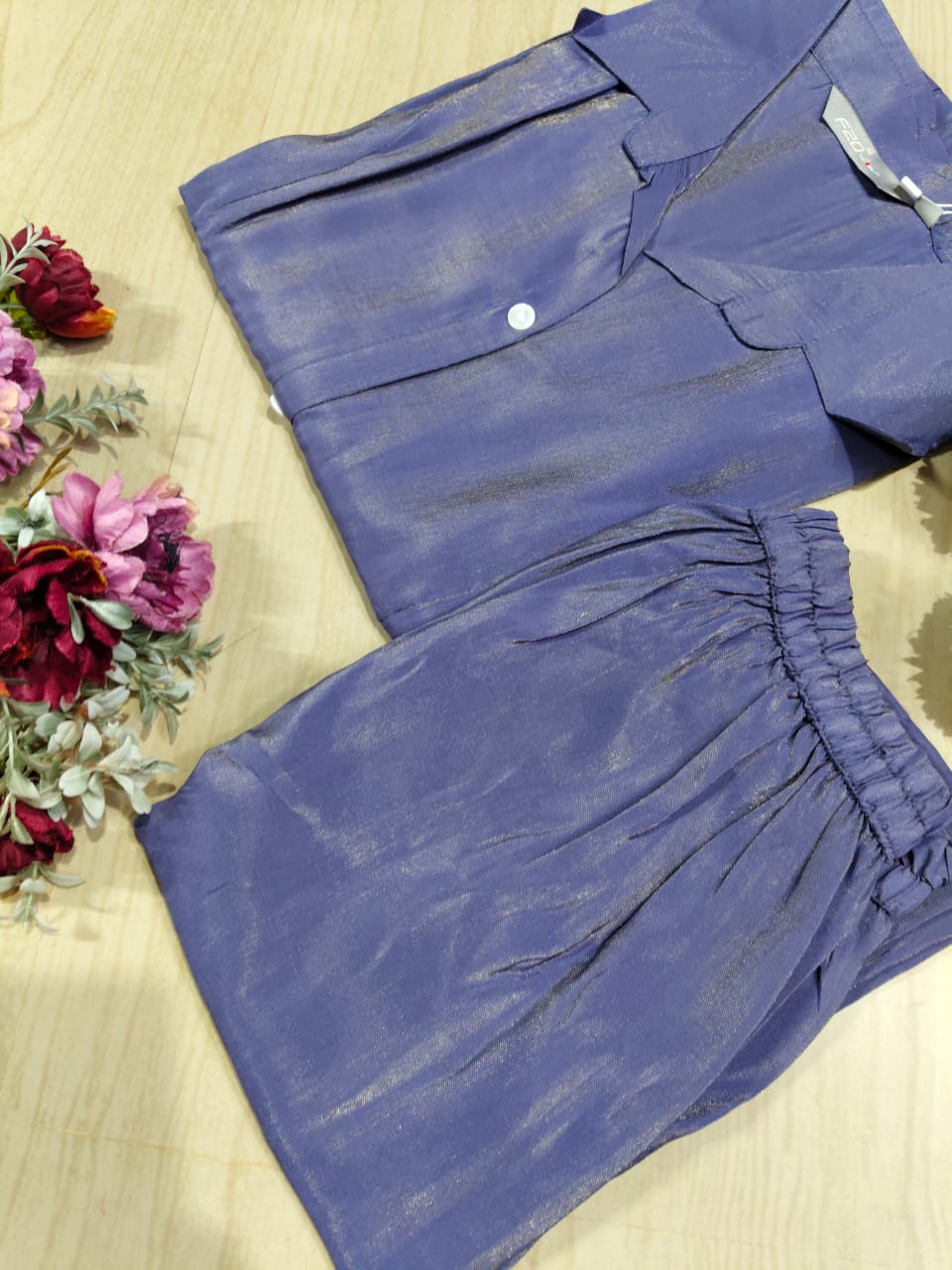 Shiny Silk Kurti with Pant - PSSK17