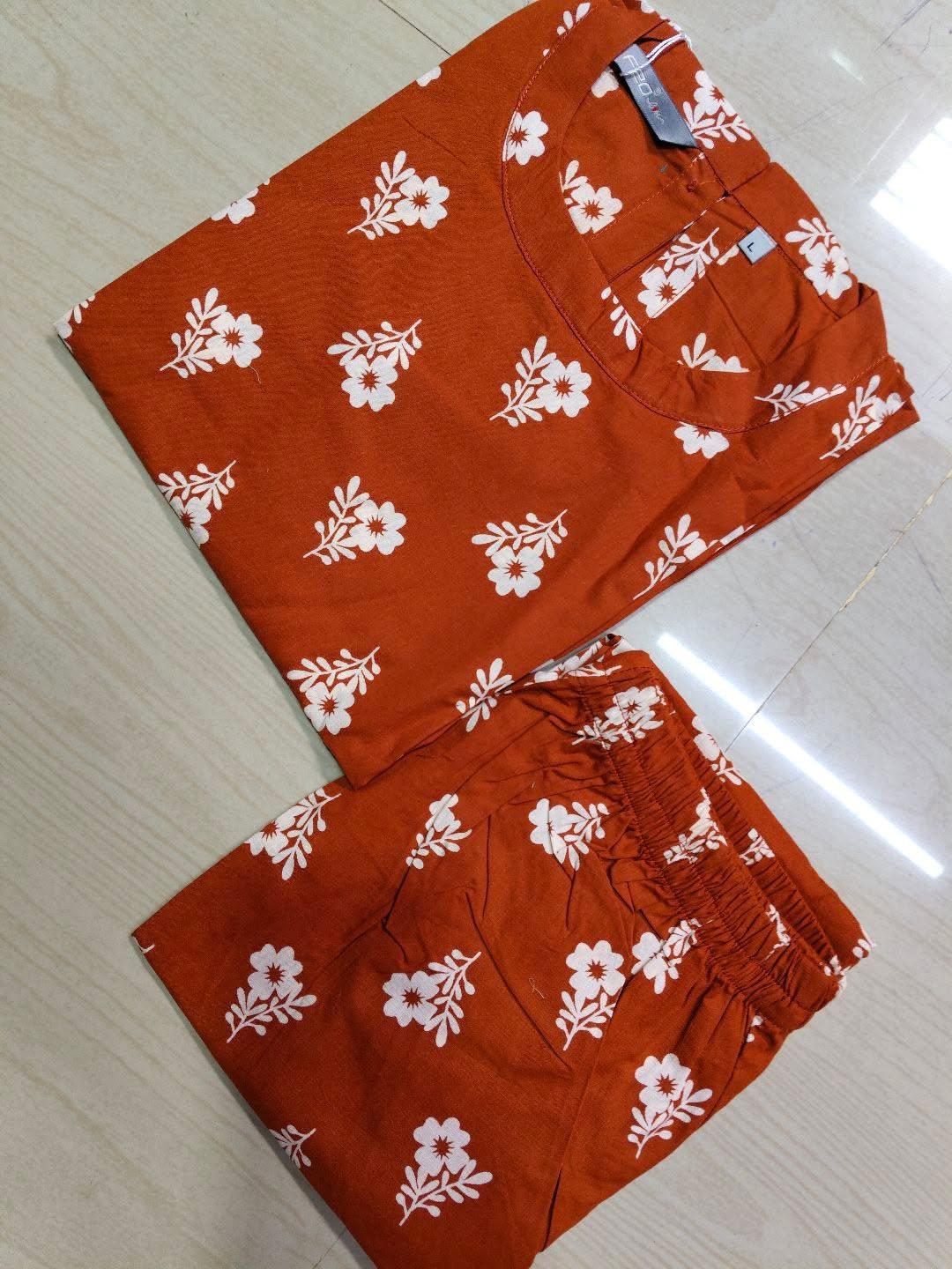 Premium Cotton A Line Kurti VP72 (Sleeve Attached Inside)