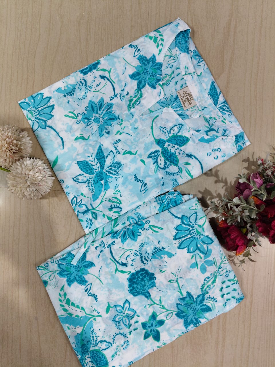 Cotton Co-ord Sets ( night suits ) NSC75