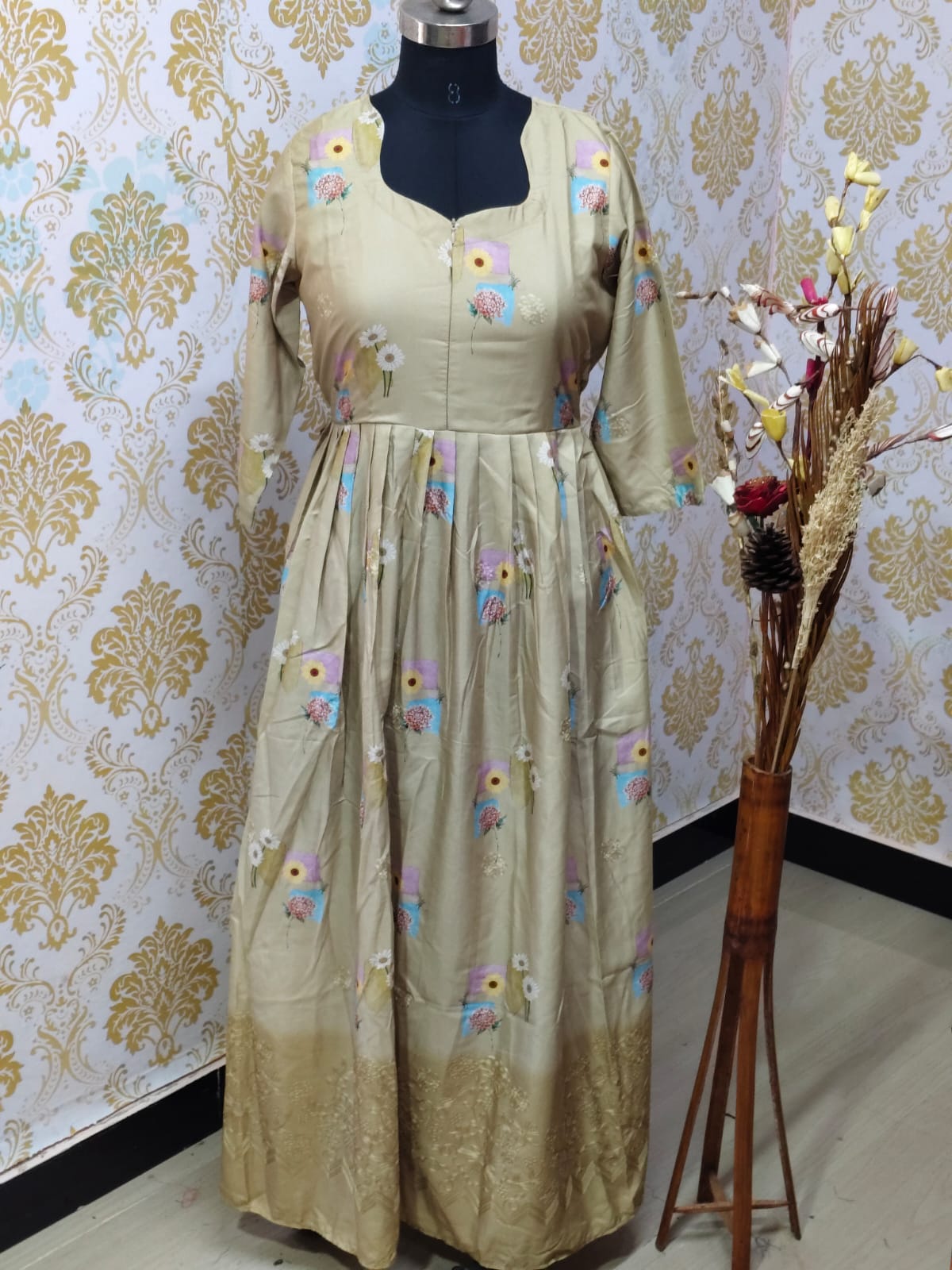 Muslin Feeding Frock IFF76