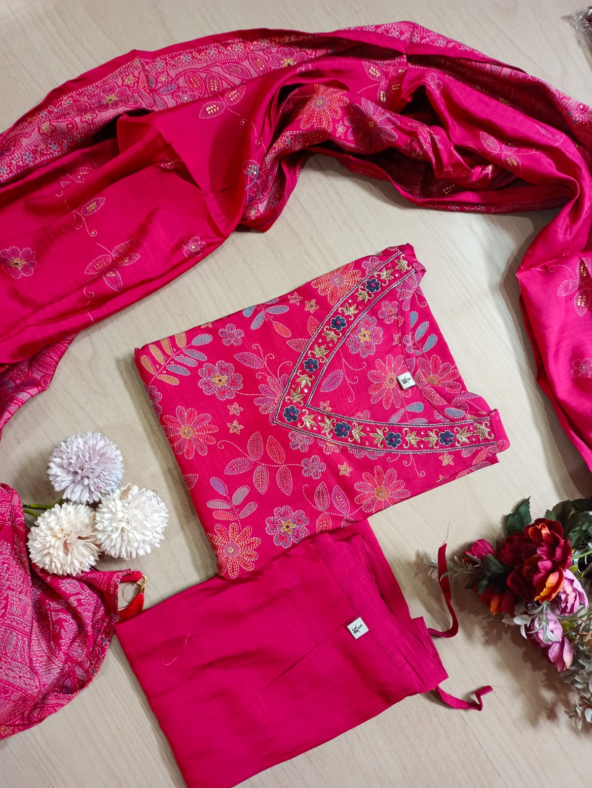 Premium Modal Chanderi Silk Kurti - CSK10