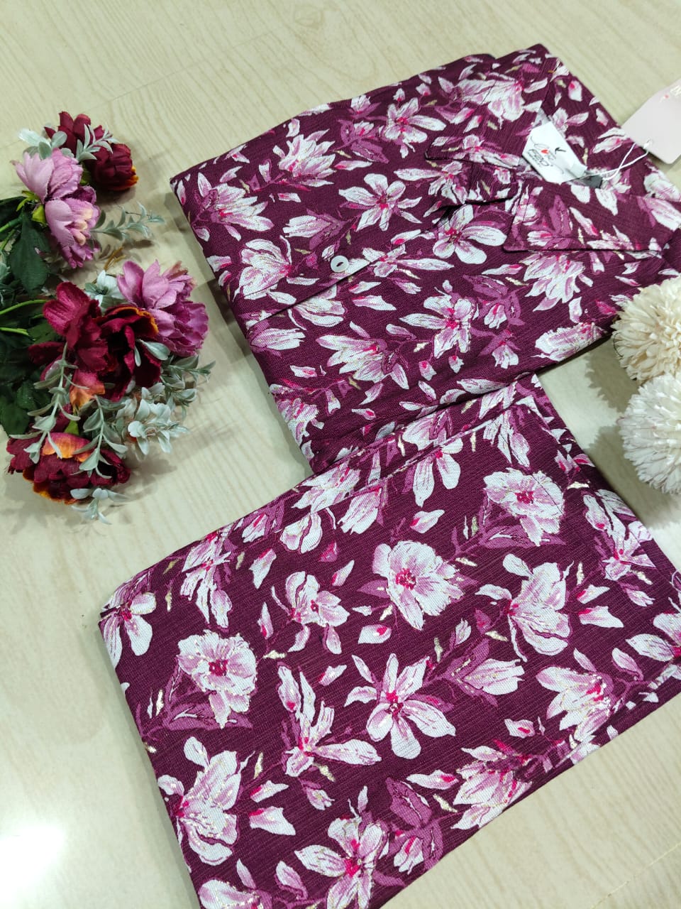 A Line Vertican Silk Kurti AVS14