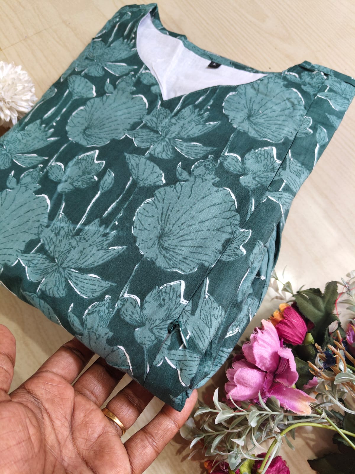 Cotton Feeding Maxi Frock IFF08