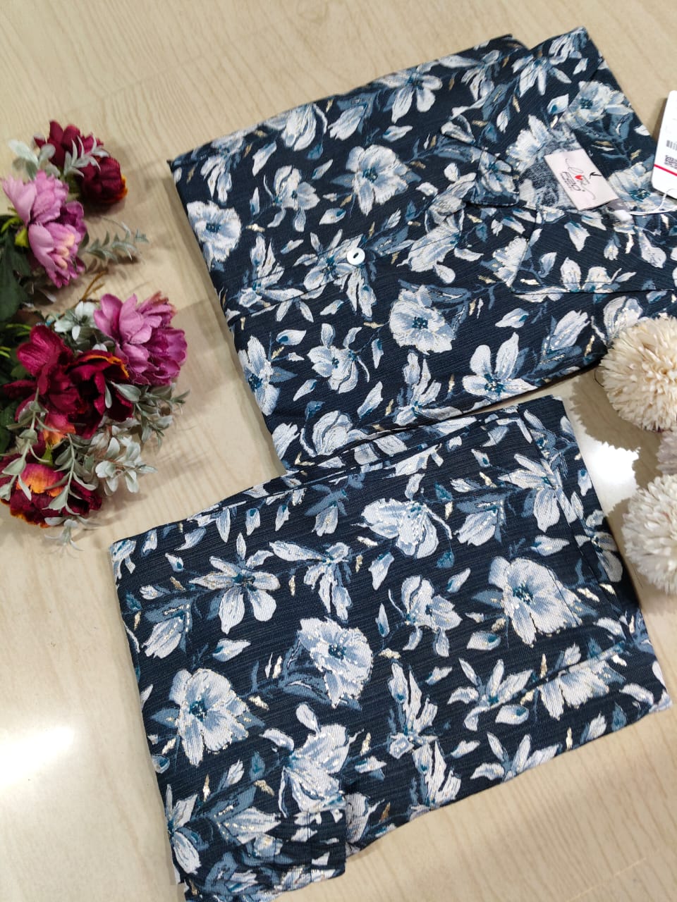 A Line Vertican Silk Kurti AVS16