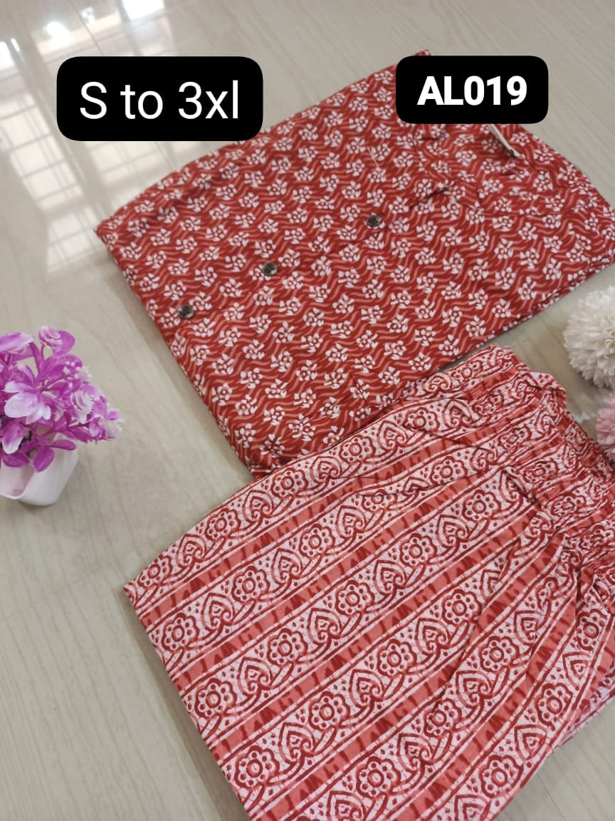 A-Line Cotton Kurti AL11