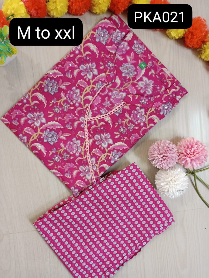 Cotton kurti - PKA09