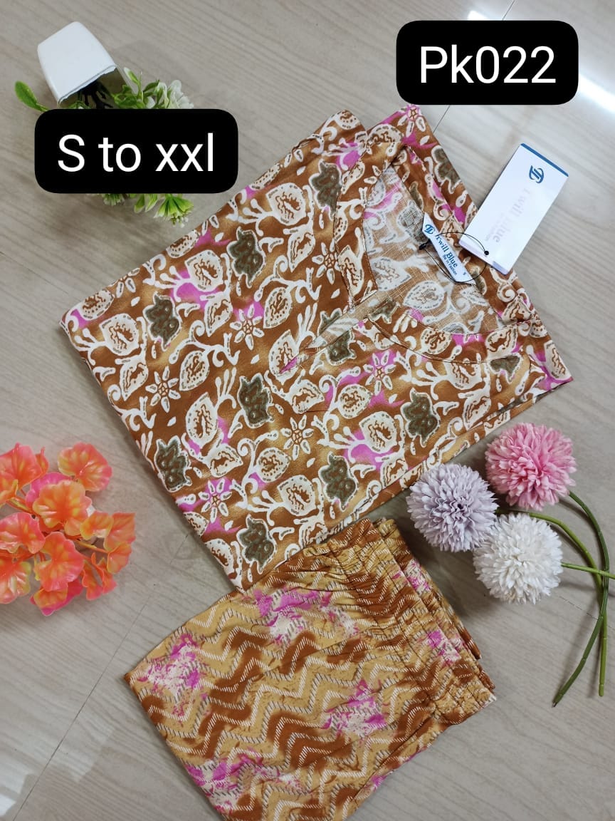 Cotton Capsule Kurti - PK014