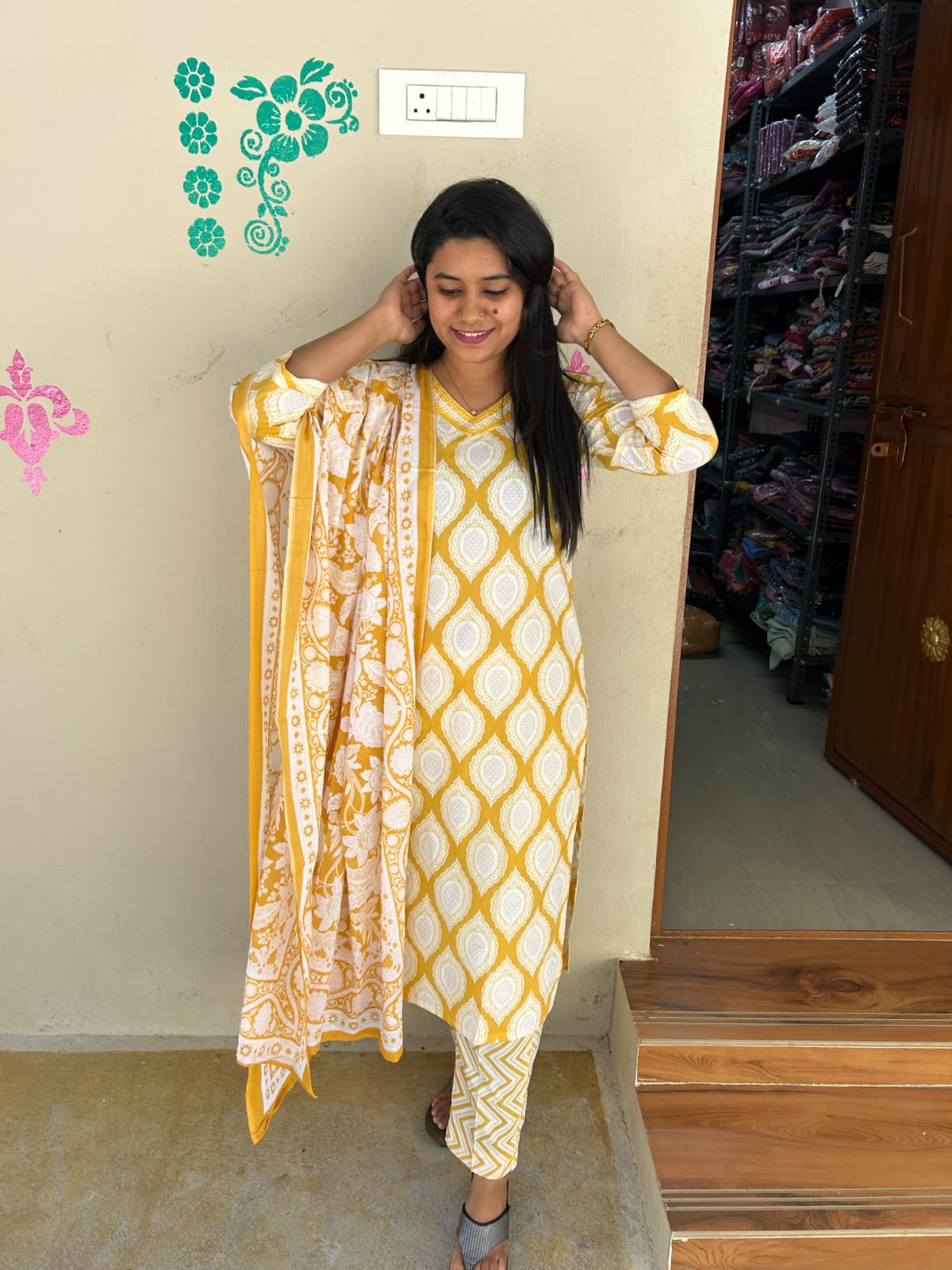 Petals Dupatta Sets - FDS01