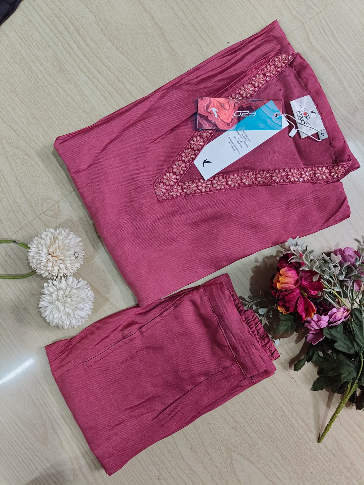 Shiny Silk Kurti with Pant - PSSK12