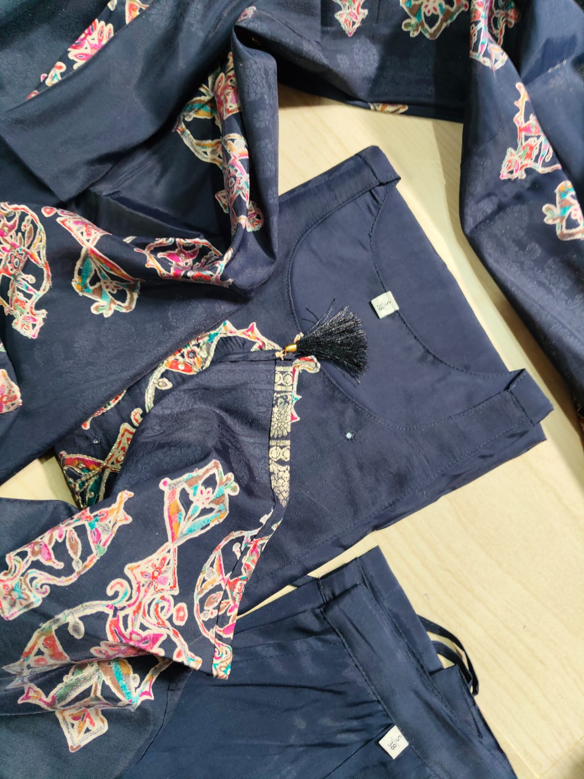 Premium Modal Chanderi Silk Kurti - CSK48