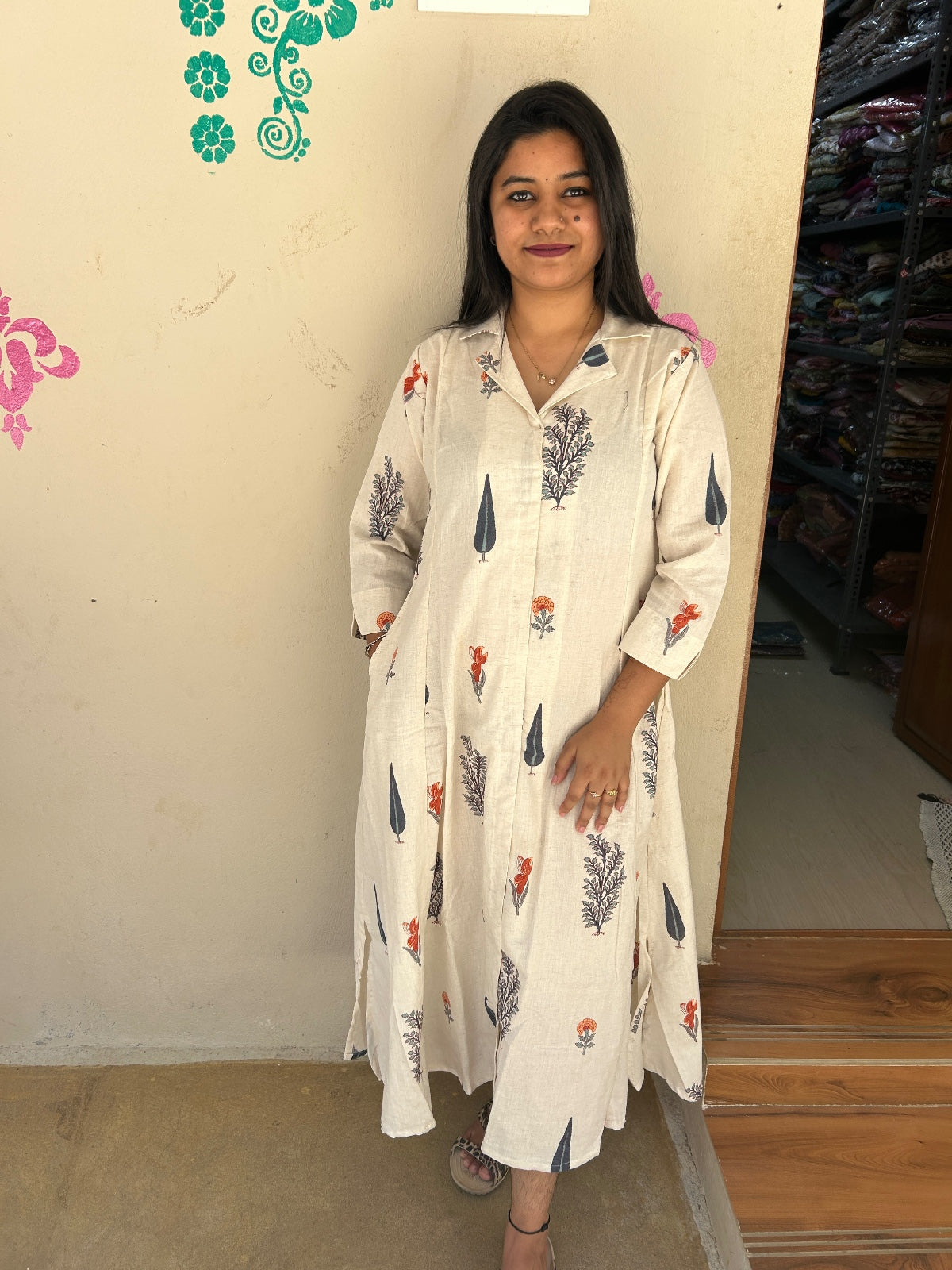 Cotton collar neck Frock CCF22