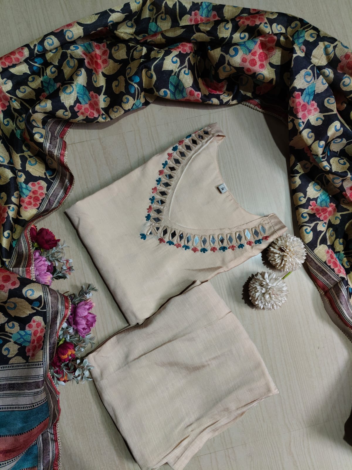 Premium Modal Chanderi Silk Kurti - CSK52