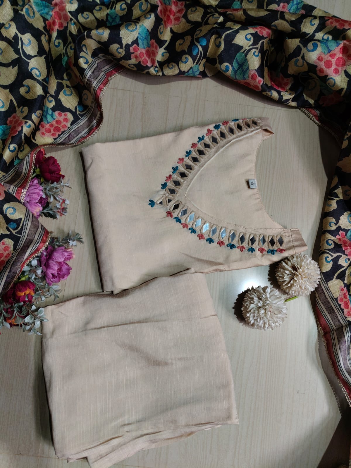 Premium Modal Chanderi Silk Kurti - CSK52