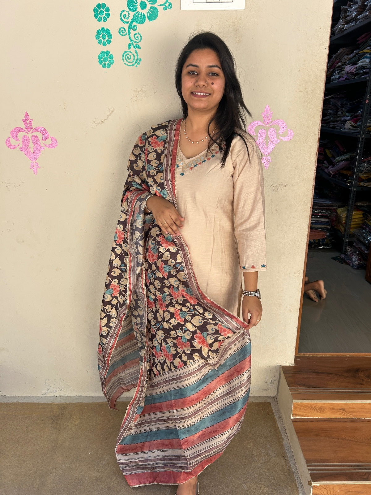 Premium Modal Chanderi Silk Kurti - CSK52