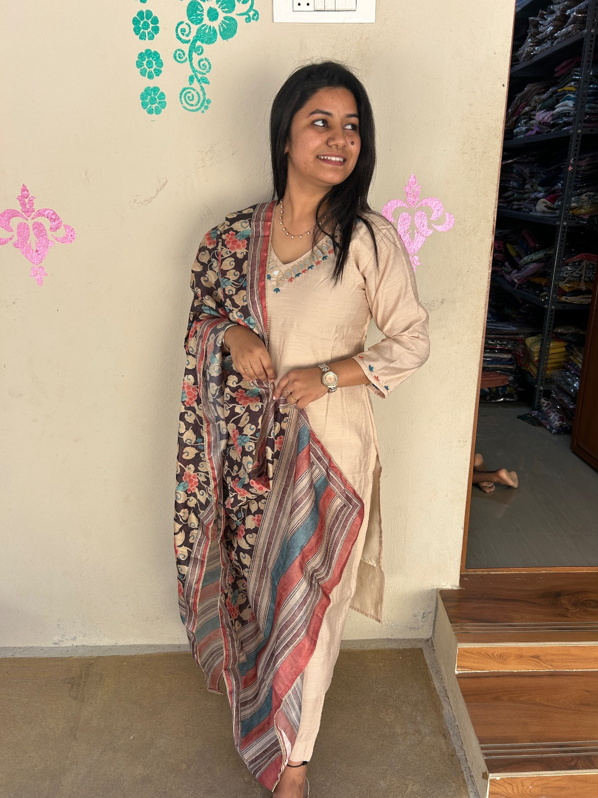 Premium Modal Chanderi Silk Kurti - CSK52