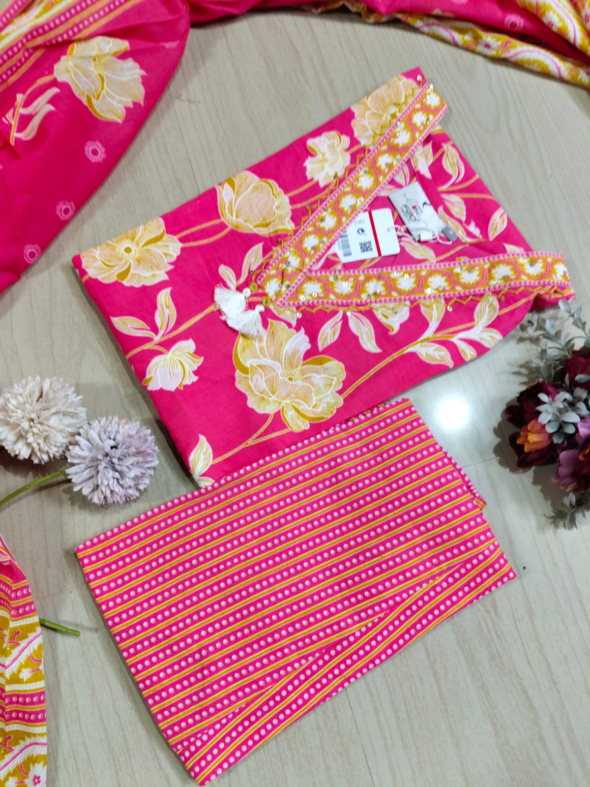 Petals Dupatta Sets - FDS18