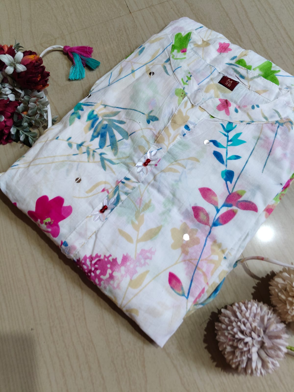 Cotton Long Sleveless Frocks CLF02