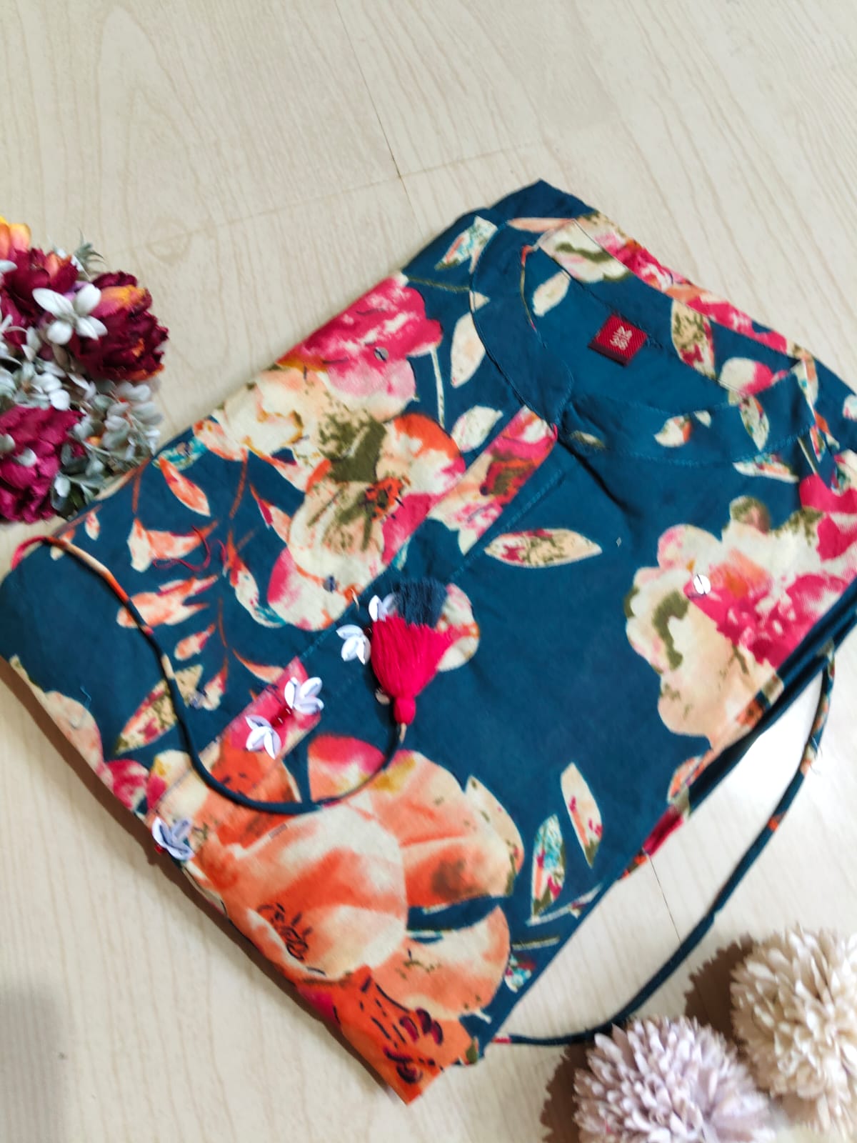 Cotton Long Sleveless Frocks CLF03