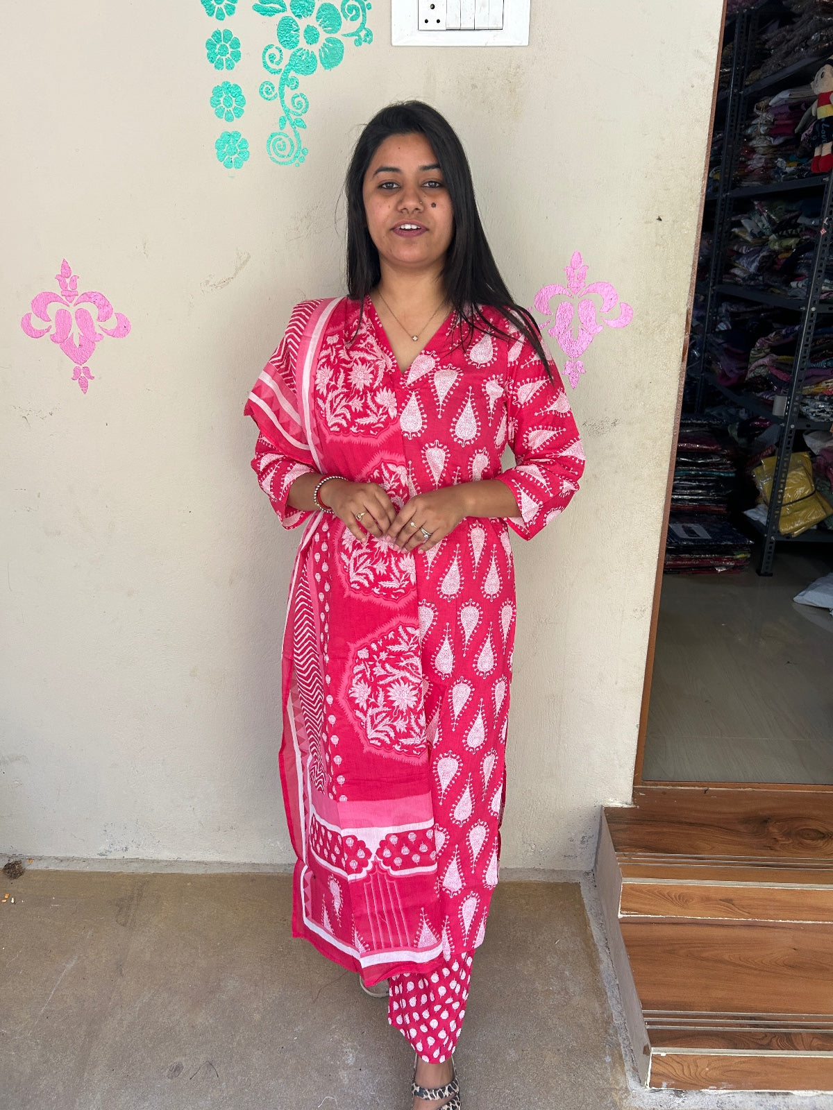 Petals Dupatta Sets - FDS28