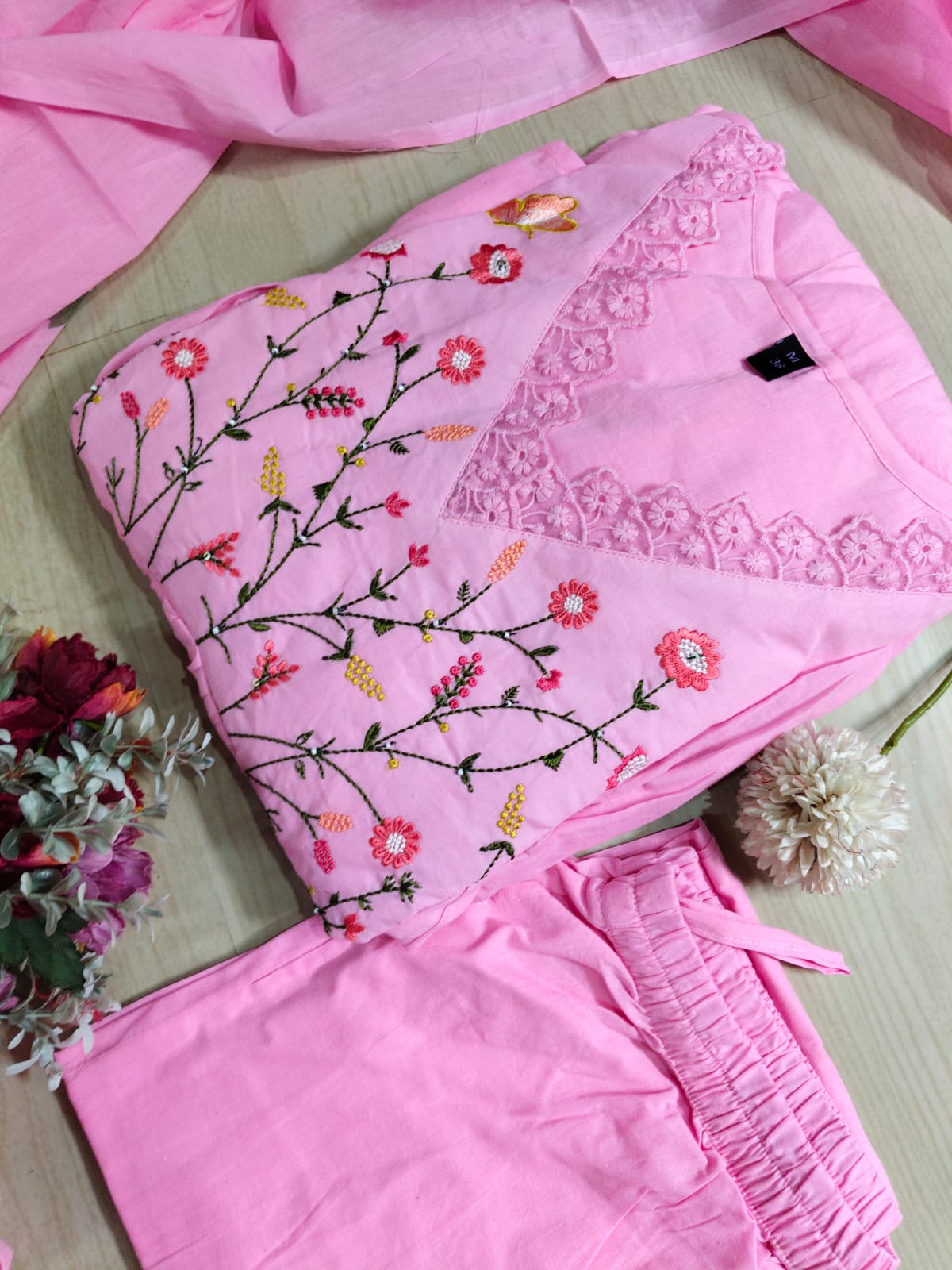 Cotton Floral Anarkali - CA26