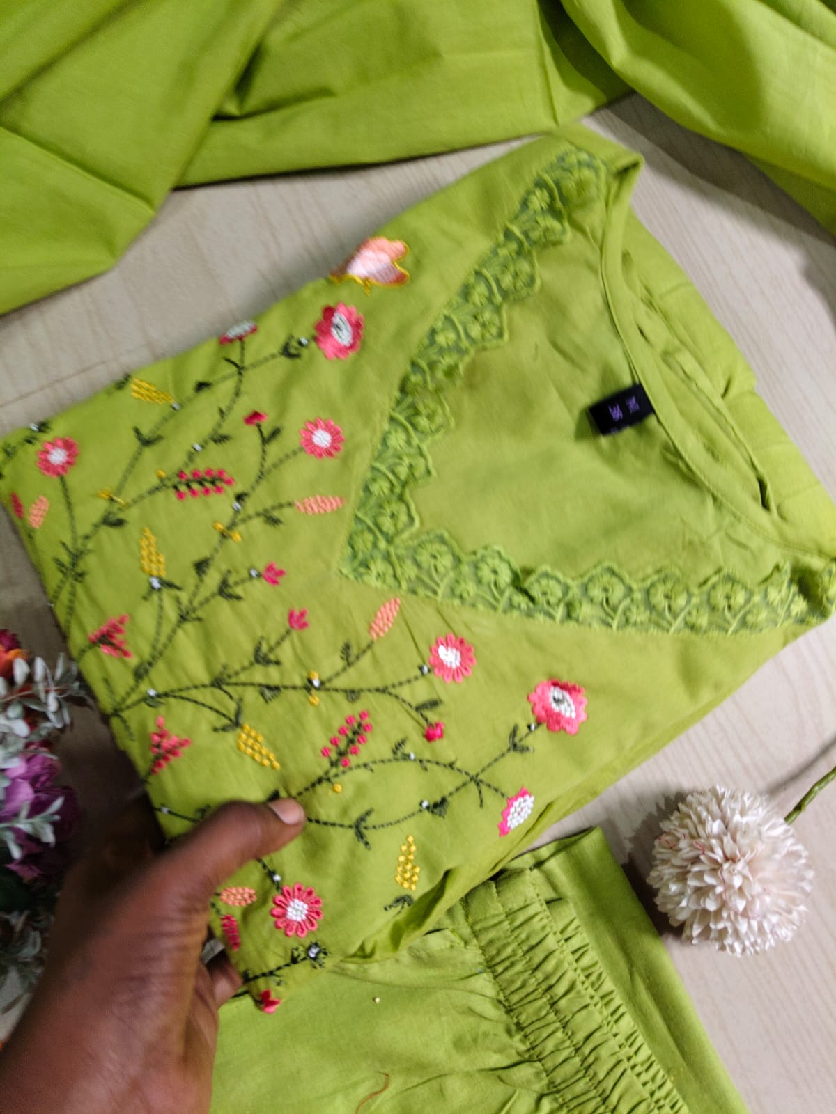 Cotton Floral Anarkali - CA25
