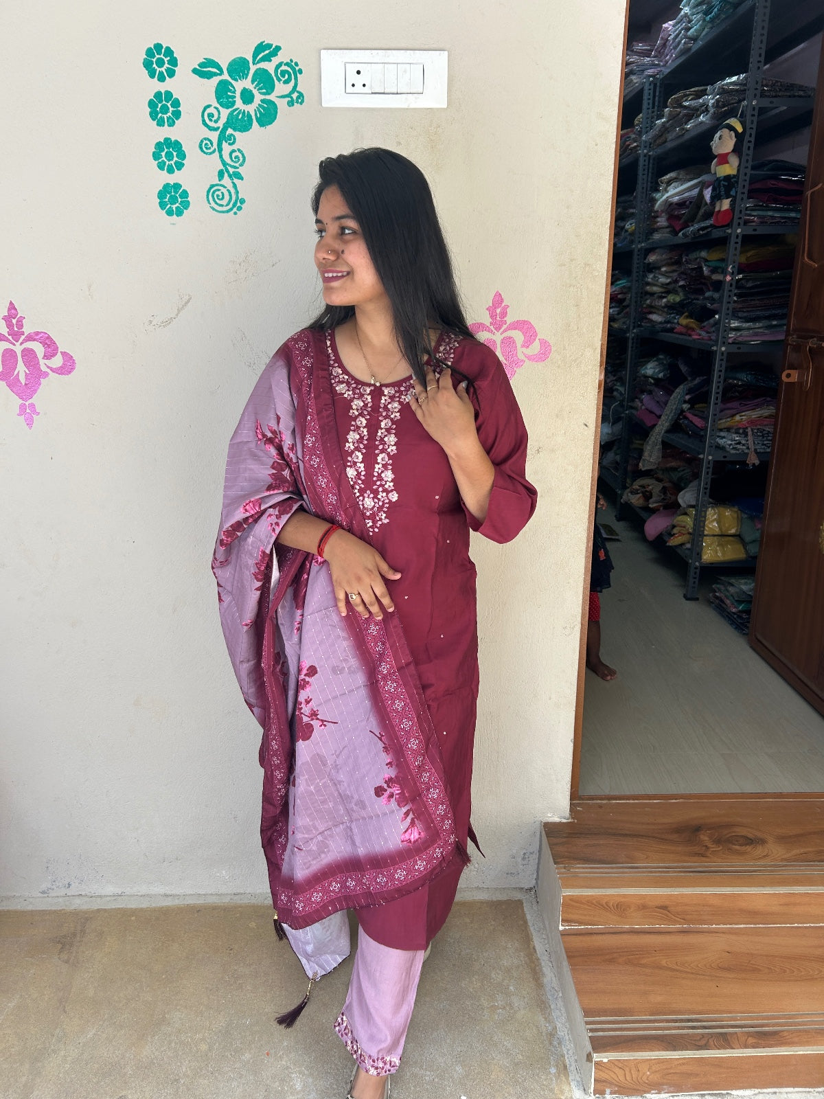 Visithra Silk Duppata Sets VDS02