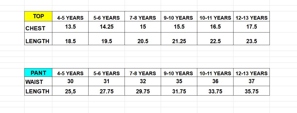 Kids Co-ord Set KS46
