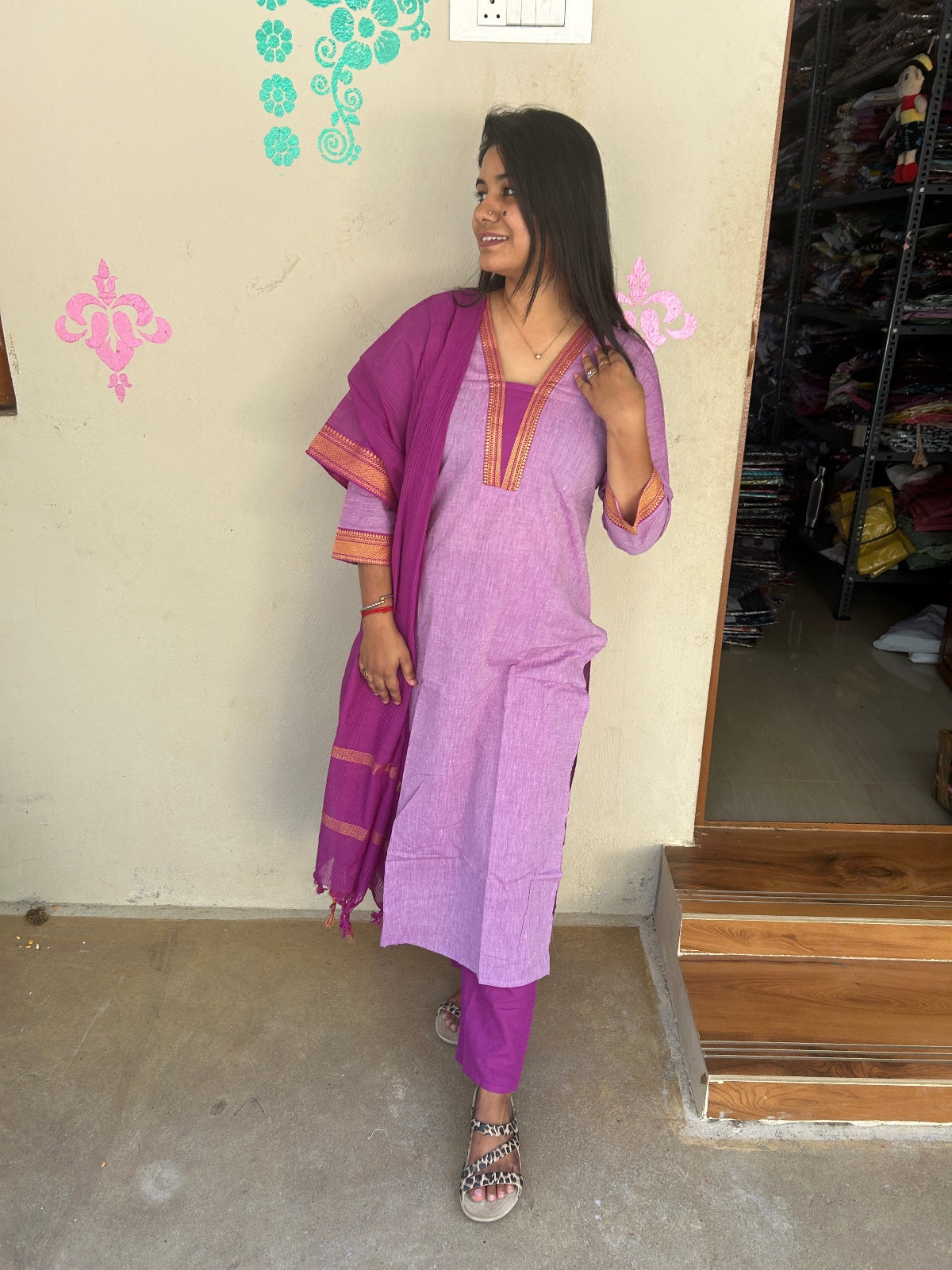 Petals Dupatta Sets - FDS30