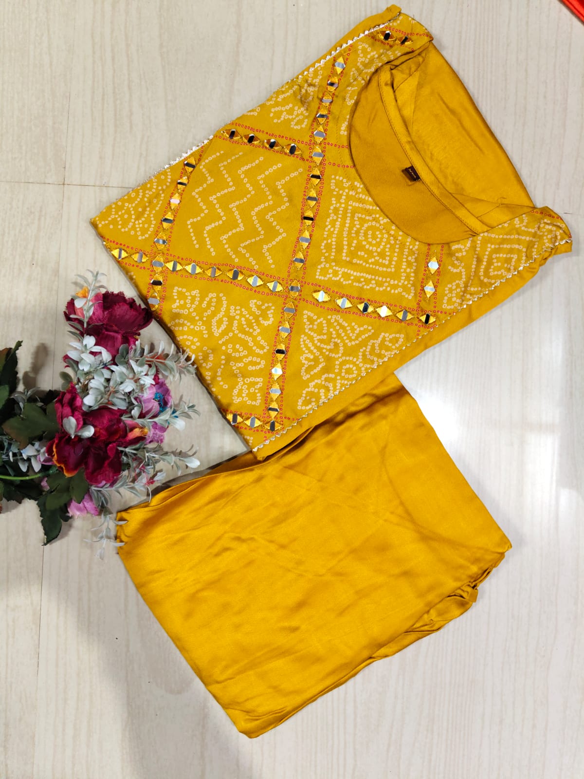 Classy Cotton Kurti with Pant - CCK2