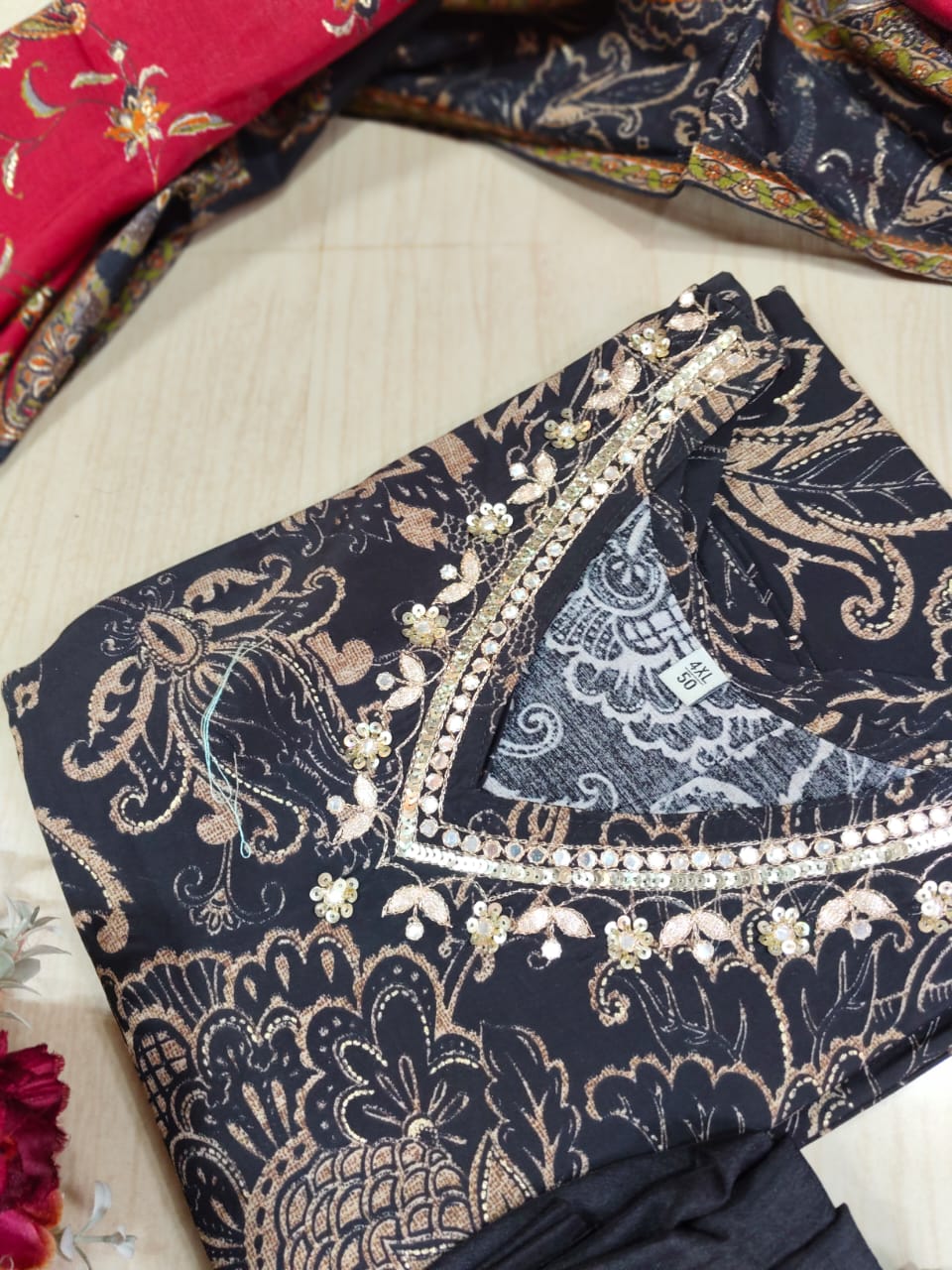 Premium Modal Chanderi Silk Kurti - CSK40