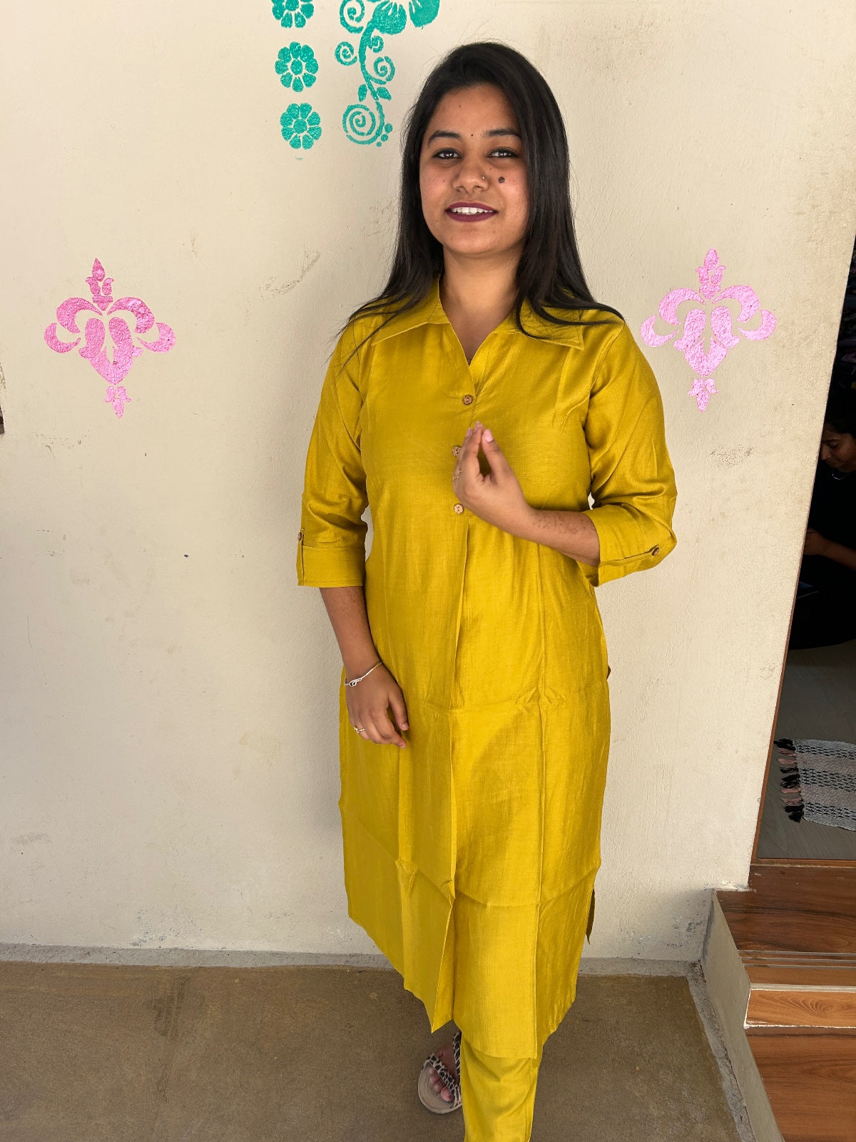Shiny Silk Kurti with Pant - PSSK22