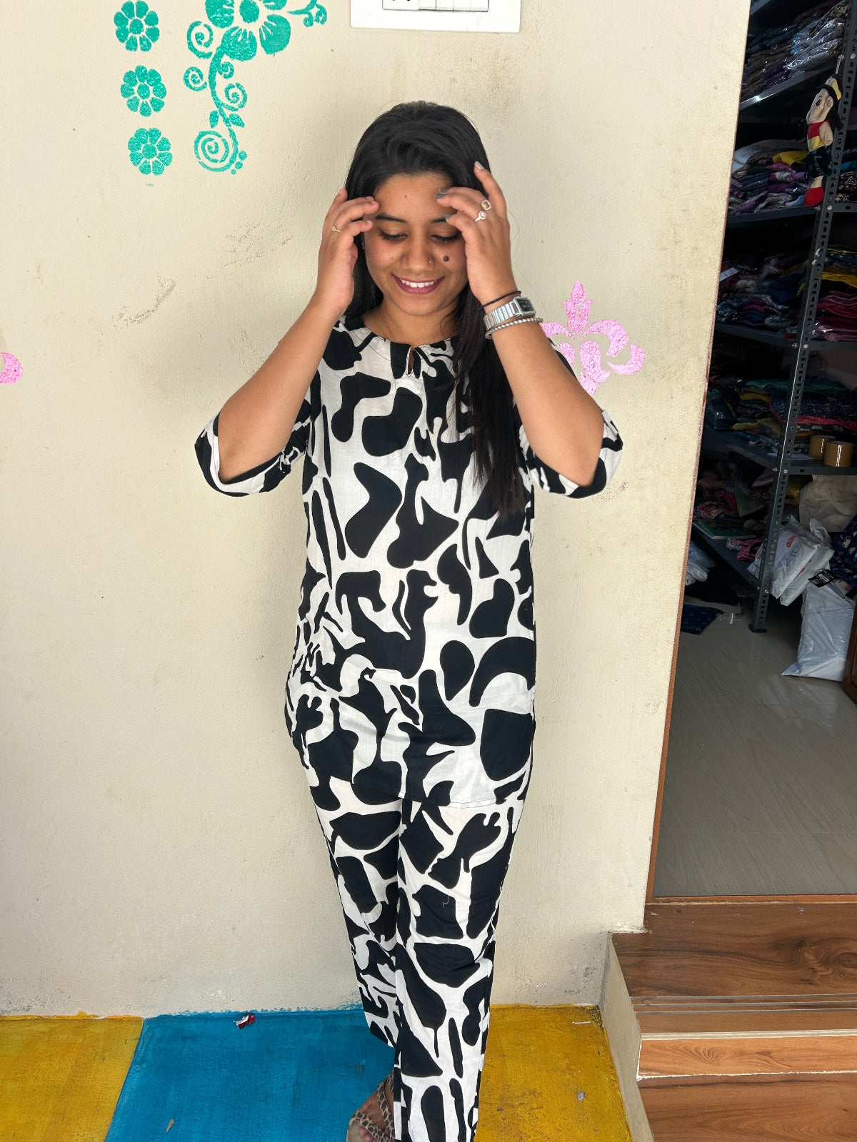 Cotton Co-ord Sets ( night suits ) NSC147